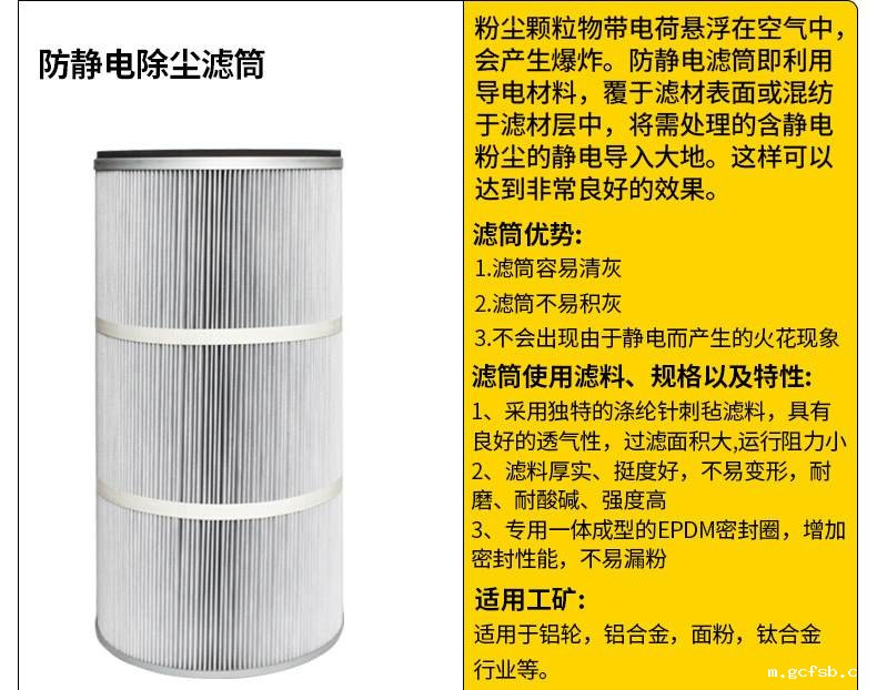 除尘防尘滤筒