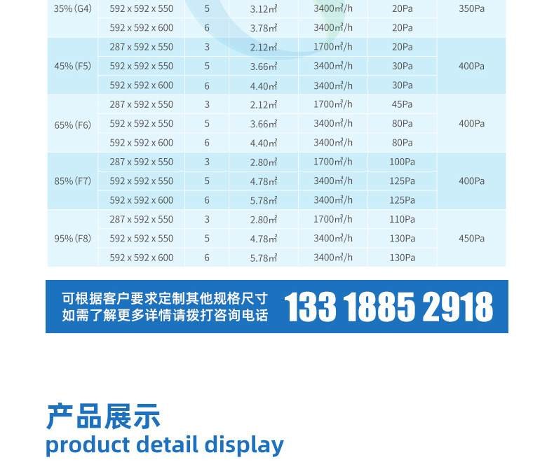 中效袋式过滤器